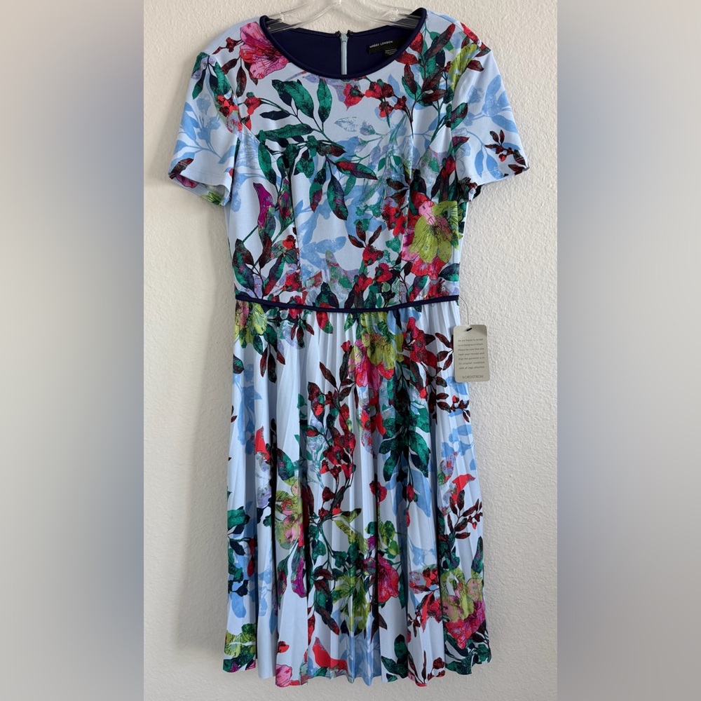 Maggy London Floral Fit & Flare Dress